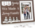 10 Year Tin Anniversary Personalized Anniversary for Couples Aluminum Family Tree Decor Picture Frame Keepsake